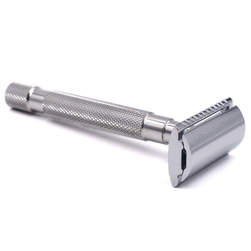 Parker - Stainless Steel Closed Comb Safety Razor 64S - New England Shaving Company