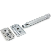 Parker - 3 Piece Safety Razor 91R - Chrome - New England Shaving Company