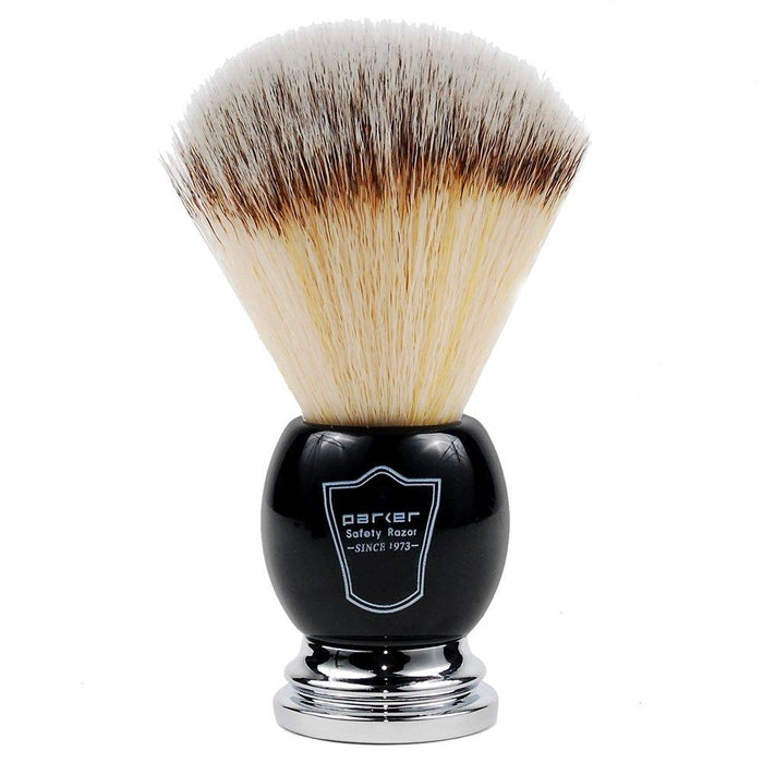 Parker - Black and Chrome Handle Synthetic Brush with Stand