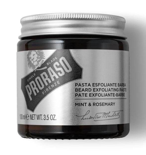 Proraso - Exfoliating Beard Paste and Facial Scrub: Mint & Rosemary - New England Shaving Company