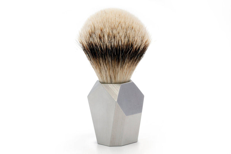 Rex Supply Co - Deco Stainless Shaving Brush - New England Shaving Company