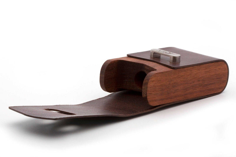 Rex Supply Co - Black Walnut Travel Case - New England Shaving Company