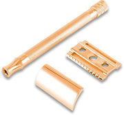 Merkur - 24 Extra Long Handle Safety Razor - Rose Gold - New England Shaving Company