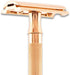 Merkur - 24 Extra Long Handle Safety Razor - Rose Gold - New England Shaving Company
