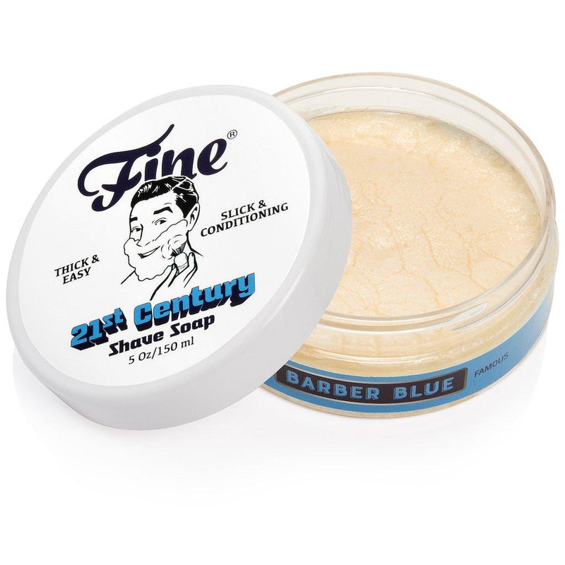 Fine Accoutrements - Barber Blue Shaving Soap - New England Shaving Company