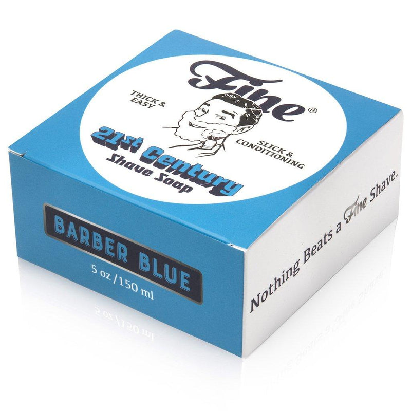 Fine Accoutrements - Barber Blue Shaving Soap - New England Shaving Company