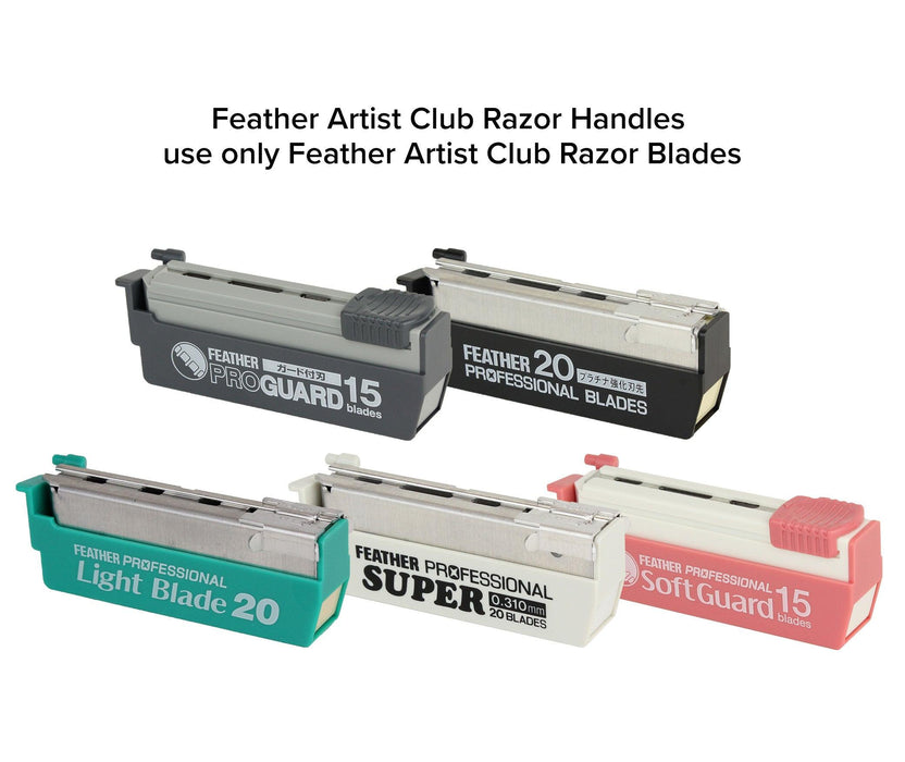 Feather - Artist Club SS Straight Razor - New England Shaving Company