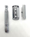 Safety Razor - Open and Closed Comb - Chrome Plated - New England Shaving Company