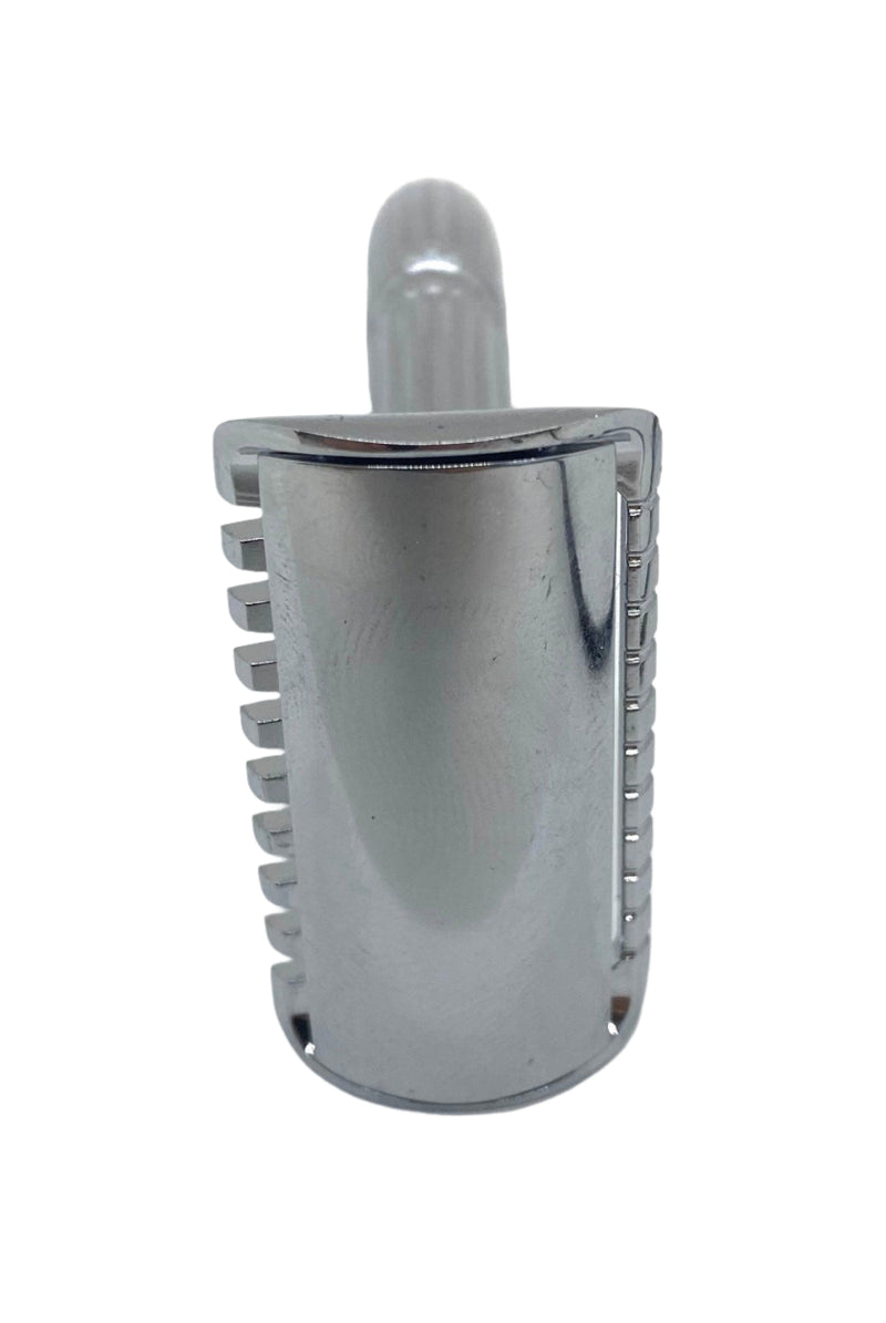 Safety Razor - Open and Closed Comb - Chrome Plated - New England Shaving Company
