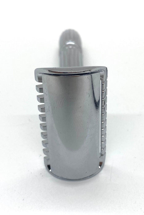 Safety Razor - Open and Closed Comb - Chrome Plated