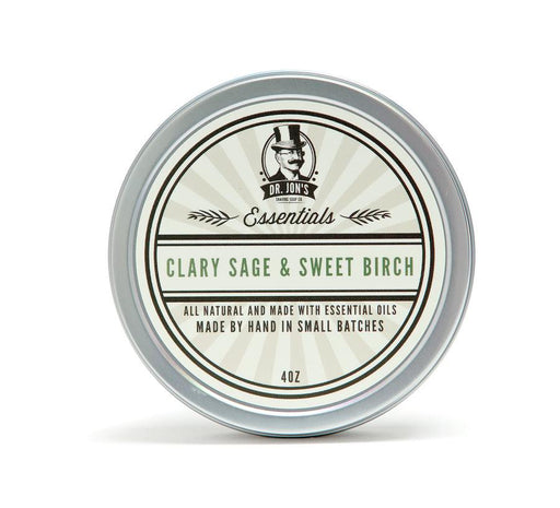 Dr Jon's - Essentials Clary Sage & Sweet Birch Shaving Soap - New England Shaving Company