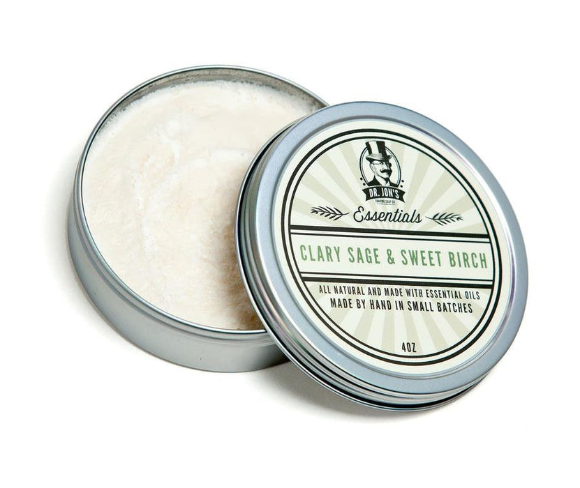 Dr Jon's - Essentials Clary Sage & Sweet Birch Shaving Soap