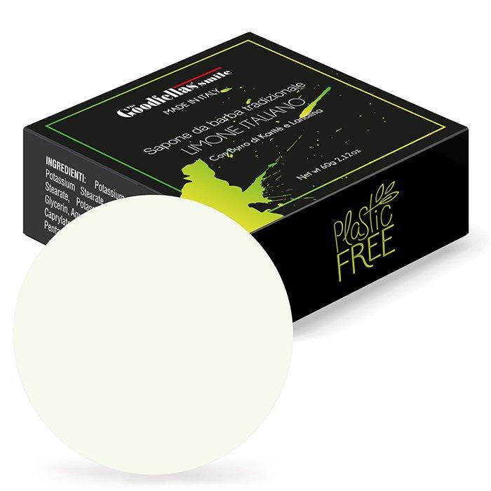 The Goodfellas' Smile - Lemon Hard Shaving Soap - 60g - New England Shaving Company