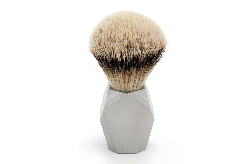 Rex Supply Co - Deco Stainless Shaving Brush - New England Shaving Company