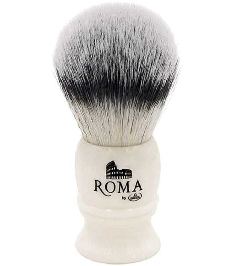 Omega Roma Colosseum Shaving Brush with synthetic bristles