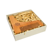 Rockwell - Beard Shaper Natural Pear Wood - New England Shaving Company