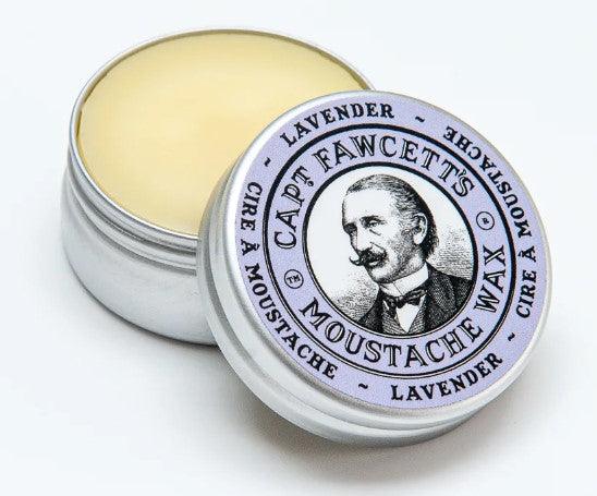 Captain Fawcett - Lavender Moustache Wax - 15ml - New England Shaving Company
