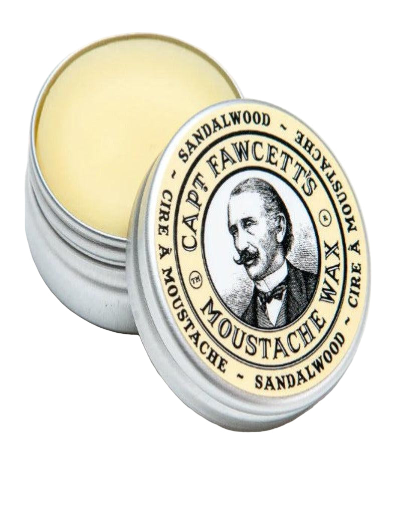 Captain Fawcett - Sandalwood Moustache Wax - 15ml - New England Shaving Company