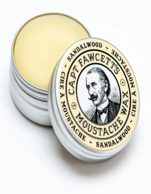 Captain Fawcett - Sandalwood Moustache Wax - 15ml - New England Shaving Company