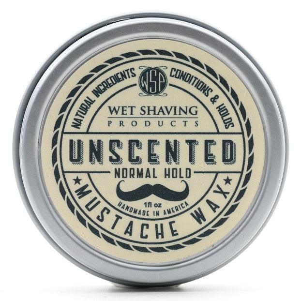 Wet Shaving Products - Moustache Wax - Unscented - New England Shaving Company