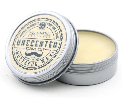 Wet Shaving Products - Moustache Wax - Unscented - New England Shaving Company