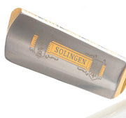 Dovo - Straight Razor, Imitation Pearl Handle, Round Point, 5/8" - New England Shaving Company