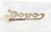 Dovo - Straight Razor, Imitation Pearl Handle, Round Point, 5/8" - New England Shaving Company