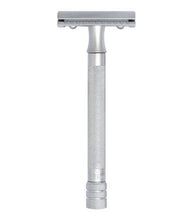 Merkur - 22C Long Handle Safety Razor, Matt Chrome Handle - New England Shaving Company