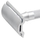 Merkur - 22C Long Handle Safety Razor, Matt Chrome Handle - New England Shaving Company