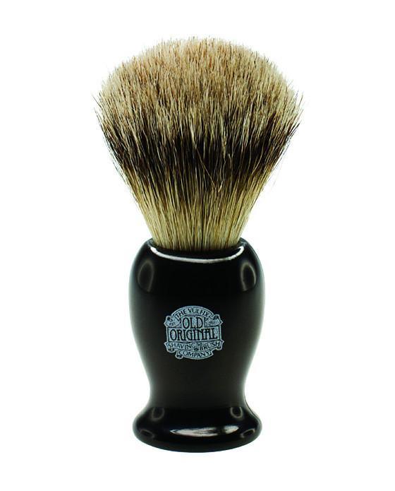 Vulfix - Super Badger Shaving Brush, Black Handle