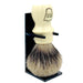 Parker - Ivory Handle Pure Badger Mug Shaving Brush with Stand - New England Shaving Company