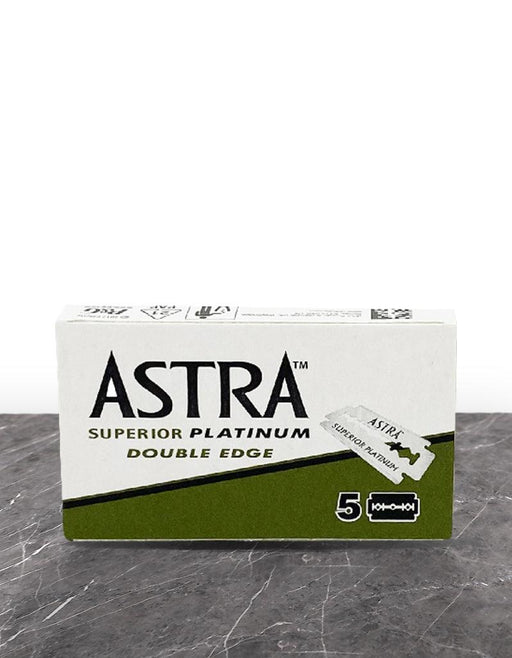 Astra - Green Platinum Double Edge Razor Blades - New England Shaving Company