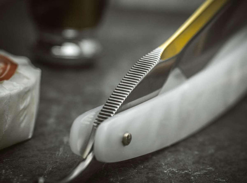 Boker - Mother of Pearl 2.0 Straight Razor, 6/8" - New England Shaving Company