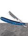 Boker - Blue Shell Barber's Notch Straight Razor, 7/8" - New England Shaving Company
