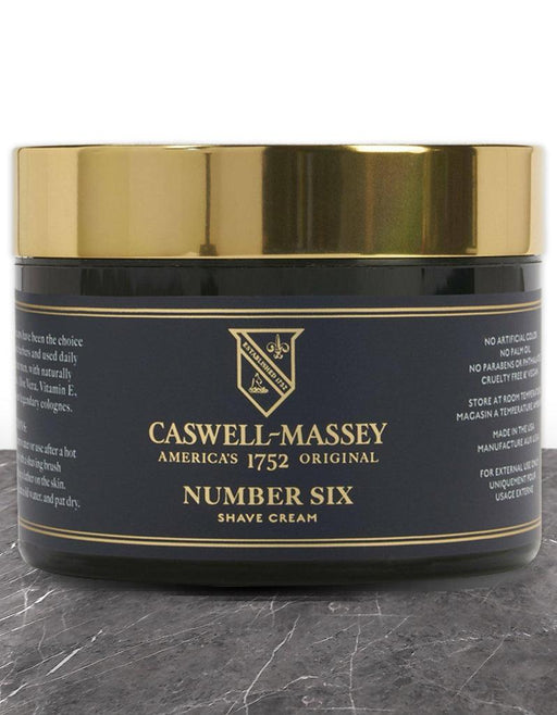 Caswell Massey - Number Six Shave Cream in Jar - New England Shaving Company