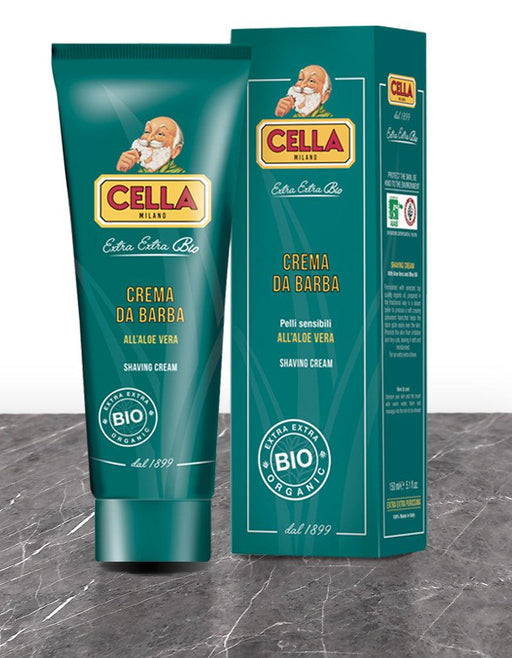 Cella - Organic Shaving Cream in Tube - New England Shaving Company