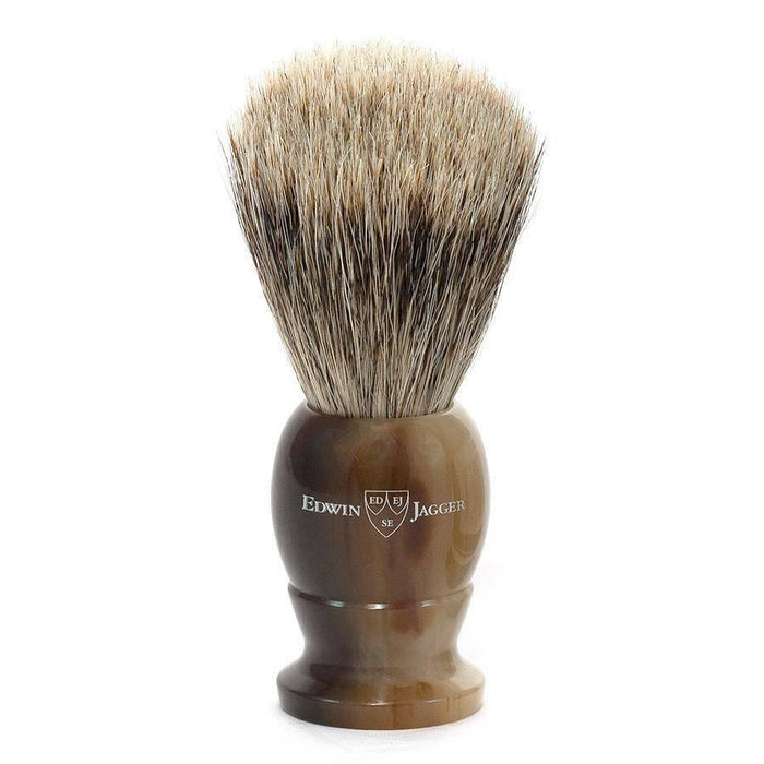 Edwin Jagger - 1EJ872 English Shaving Brush, Imitation Light Horn with Best Badger, Medium