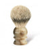 Edwin Jagger - 5EJ462 English Shaving Brush, Imitation Light Horn with Silver Tip Badger, Extra Large - New England Shaving Company