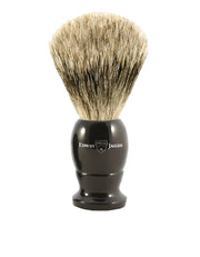 Edwin Jagger - 5EJ876 English Shaving Brush, Imitation Ebony with Best Badger, Extra Large - New England Shaving Company