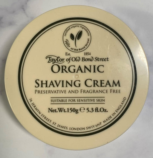 Taylor of Old Bond Street - Organic Shaving Cream - New England Shaving Company