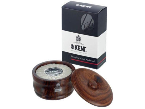 Kent - Shaving Soap in Classic Wooden Bowl