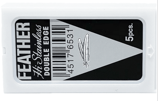 Feather - Black Double Edge Razor Blades - New England Shaving Company