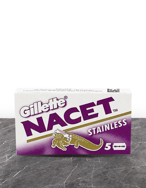 Gillette - Nacet Double Edge Razor Blades - New England Shaving Company