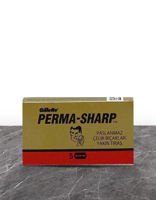 Gillette - Perma Sharp Double Edge Razor Blades - New England Shaving Company