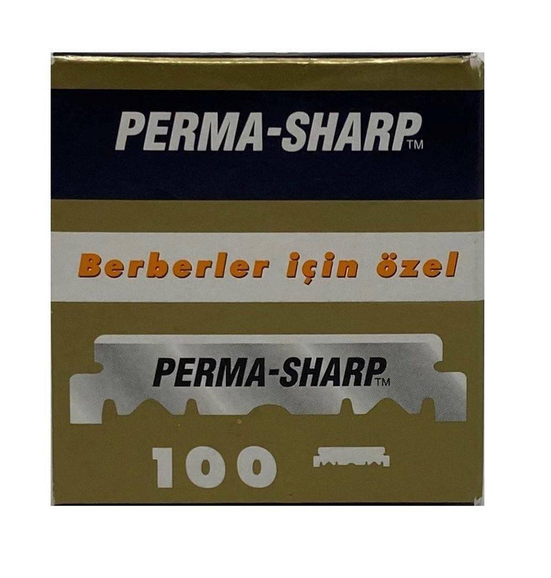Gillette - Perma Sharp Single Edge Razor Blades - New England Shaving Company