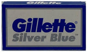 Gillette Silver Blue razor blades packaging box