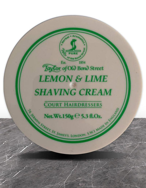 Taylor of Old Bond Street - Lemon & Lime Shaving Cream - New England Shaving Company