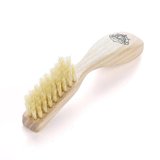 Kent - Wooden Beard Brush - BRD2 - Natural Wood Handle with Boar Bristles - New England Shaving Company