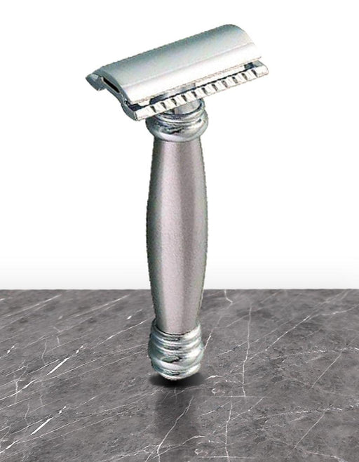Merkur - 43C Stainless Steel Long Handle Safety Razor - New England Shaving Company