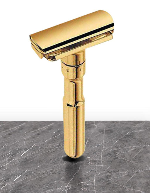 Merkur - Futur Safety Razor, Gold - New England Shaving Company